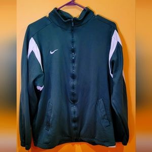 Y2K Dark Green Nike Track Jacket